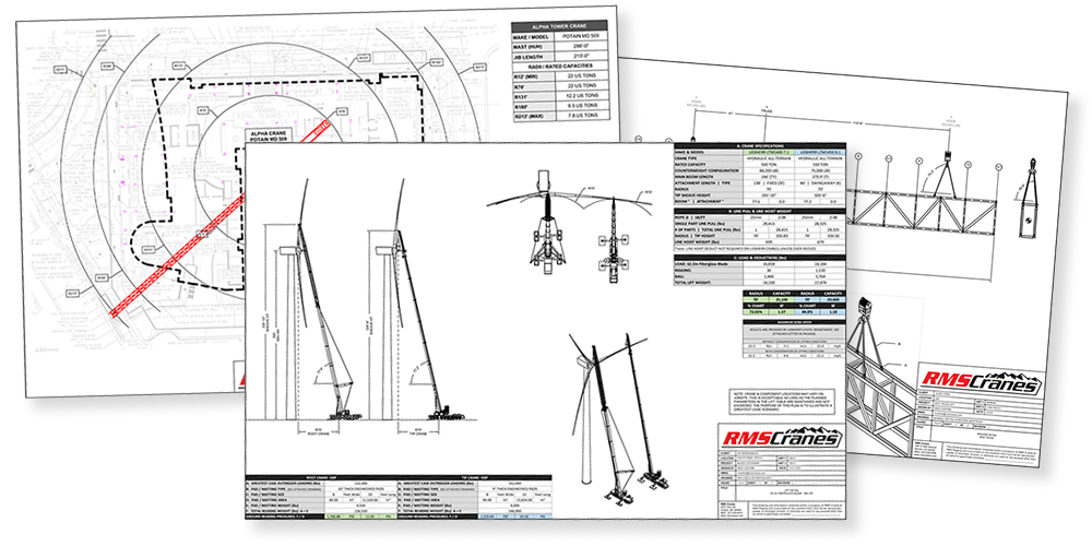 RMS Cranes Stacked Lift Plans
