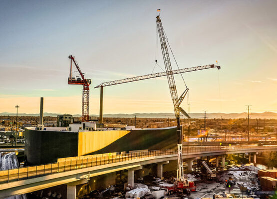 RMS Tower Cranes Meow Wolf Denver