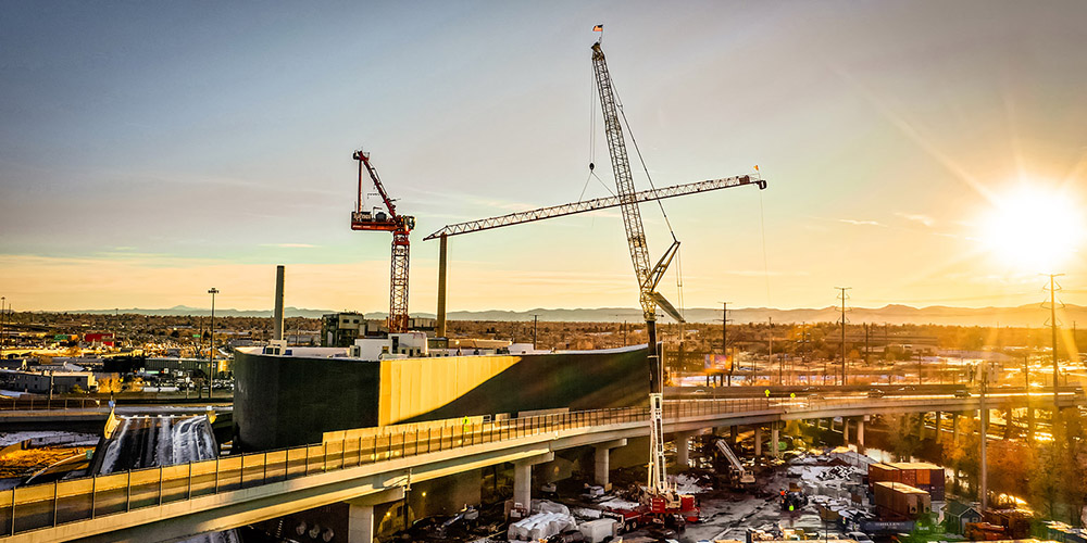 RMS Tower Cranes Meow Wolf Denver
