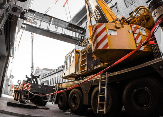 RMS Mobile Cranes 40,000 lb Pedestrian Bridge